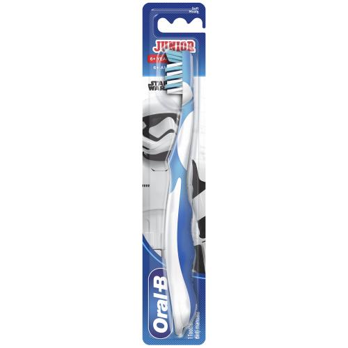 Oral-B Junior Star Wars Soft Μαλακή Παιδική Οδοντόβουρτσα 6+ Years 1 Τεμάχιο - Μπλε